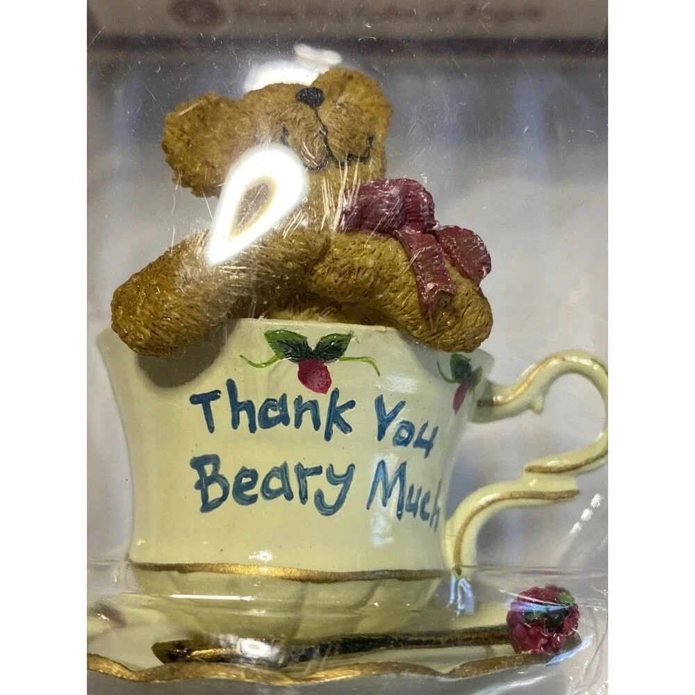 TEABEARIES Gem & Merci BOYDS Bears #24324 Teabearies & #24306 In Boxes